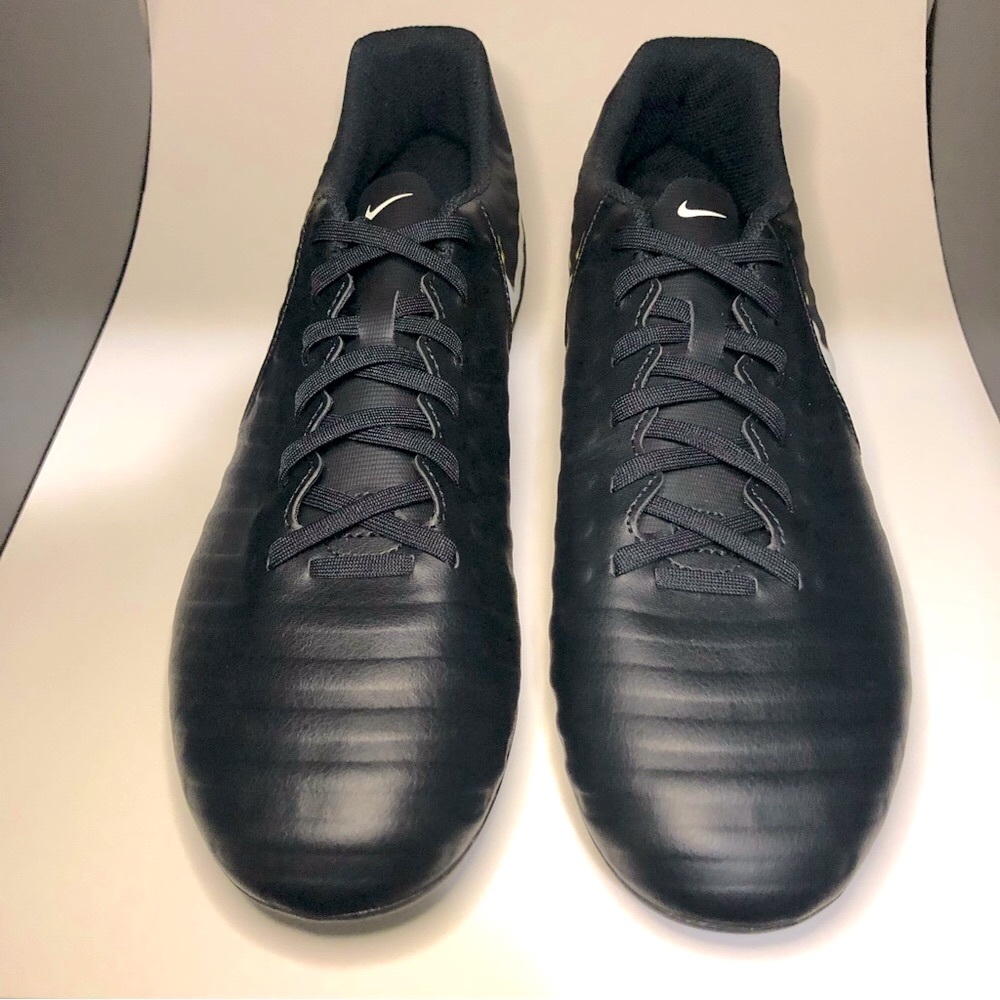 NIKE TIEMPO RIO IV FG Soccer Cleats NWOT Black
